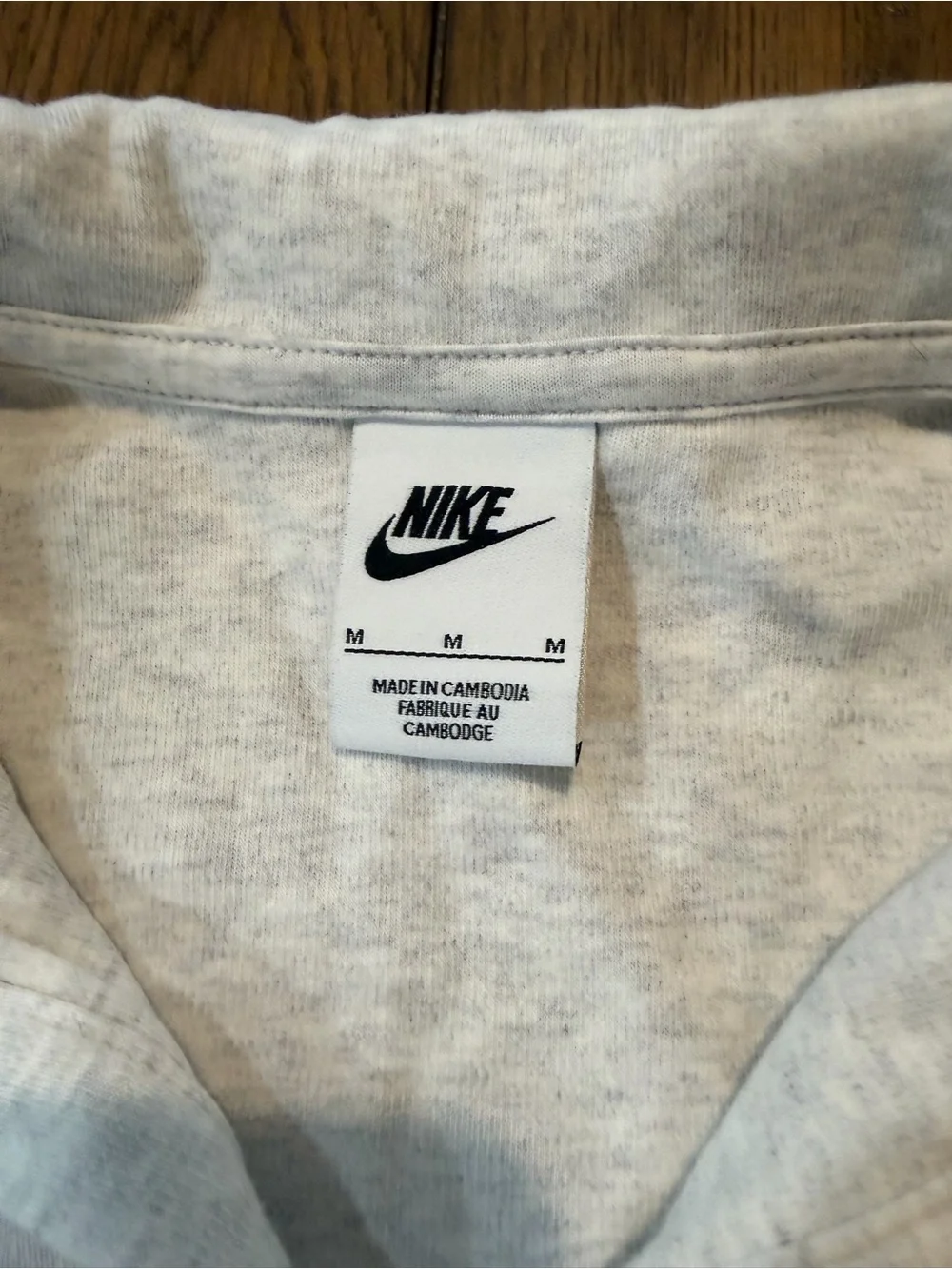 Nike Light Gray Girls Polo Crop Top - Picture 2 of 6